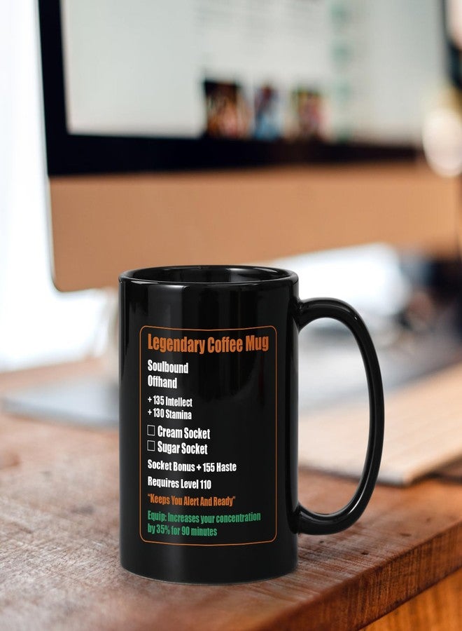 Cabtnca Gamer Gift, Legendary Coffee Mug, World of Warcraft Merchandise, Christmas Birthday Gift for Nerd Gamer, Gaming Mug, 11 Oz - Image 5